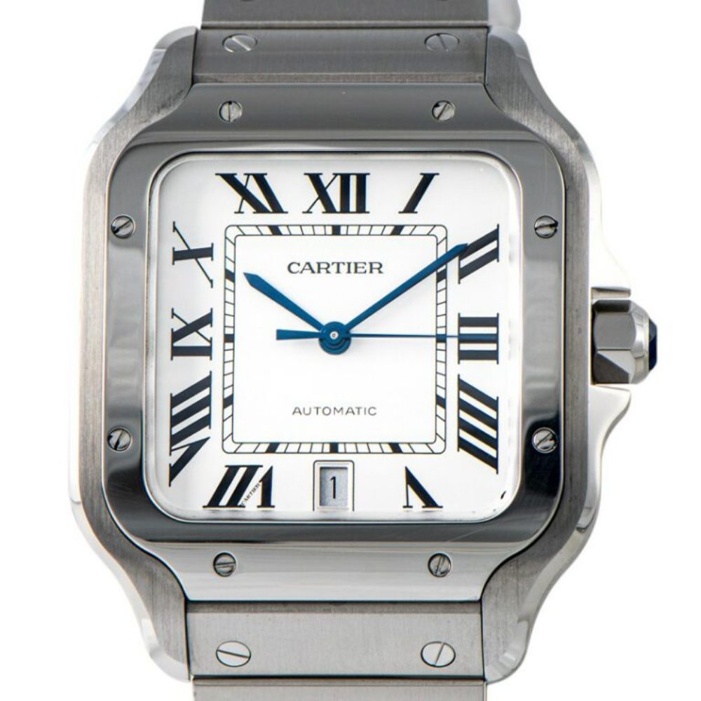 Santos De Cartier Large Silver WSSA0018 4072